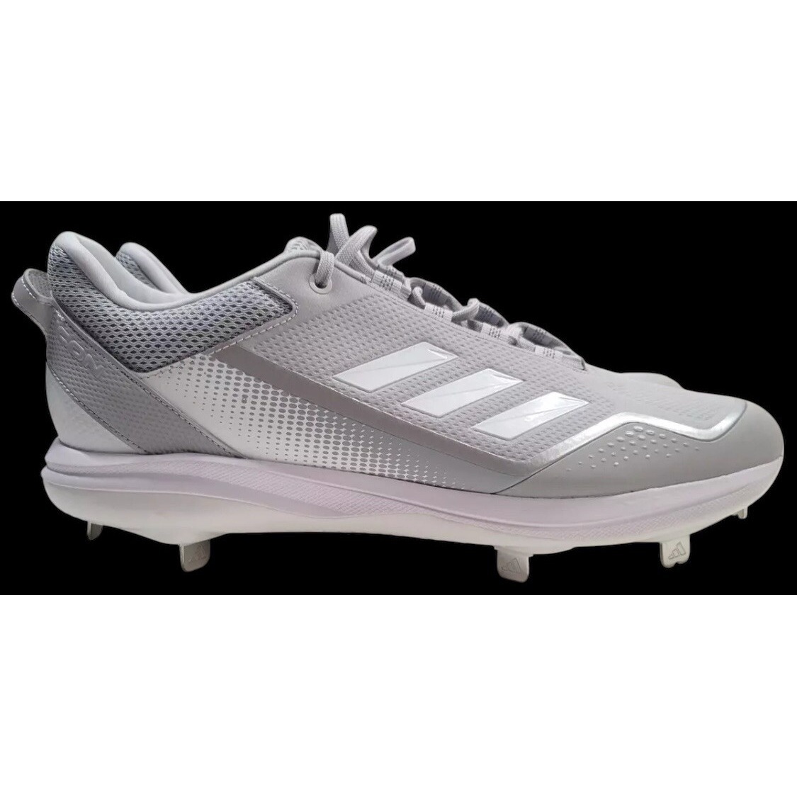 Adidas Icon 7 Cleats Mens Size 14 White Gray Metal Baseball Sports S23860 New